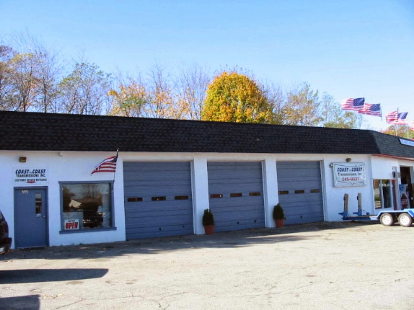 Coast to Coast Transmissions shop at 595 Metacom Avenue in Warren, Rhode Island